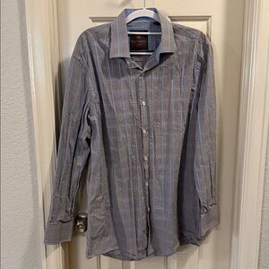 Tattersall London LS Button Down Dress Shirt
